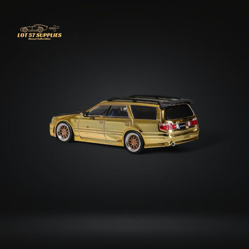 Zoom Nissan Stagea R34 Wagon Chrome Gold 1:64 - Just $32.99! Shop now at Retro Gaming of Denver