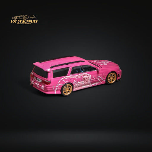 Zoom Nissan Stagea R34 Wagon FNF Pink 1:64 - Just $33.99! Shop now at Retro Gaming of Denver