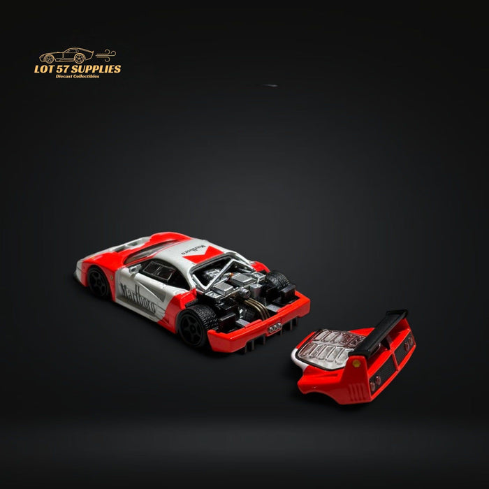 Stance Hunters x Car Heaven F40 LM Marlb Red White Livery 1:64 - Just $39.99! Shop now at Retro Gaming of Denver