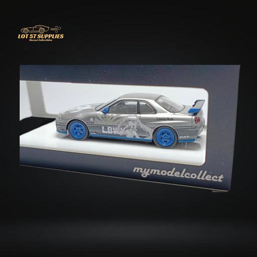 MC Nissan Skyline R34 25GT Turbo Silver Queen Livery 1:64 - for just $33.99! 