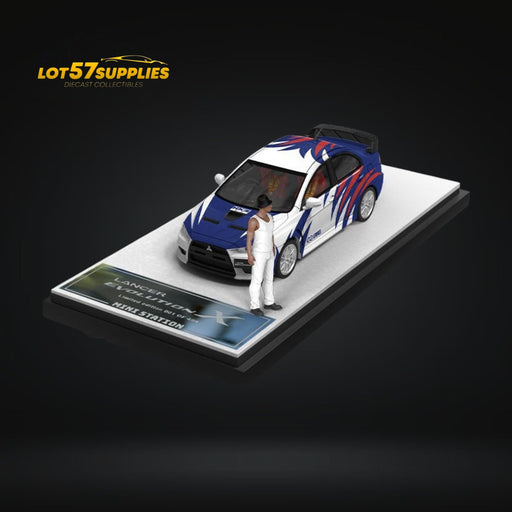Mini Station Mitsubishi Lancer EVO X Need for Speed Black List #9 Livery Figure Version 1:64 - for just $32.99! 