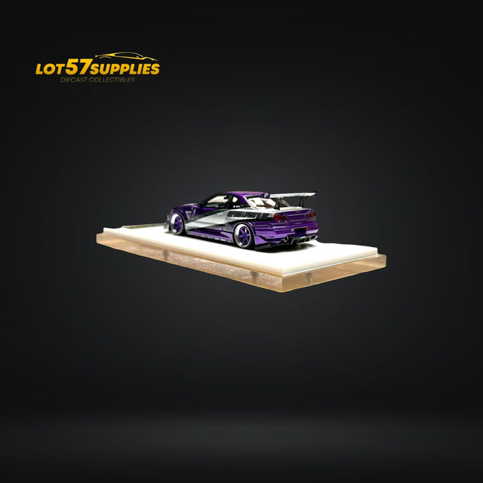 Error404 X LOT 57 Exclusive RYOHE's Skyline R34 "GIFTED" Resin 1:64 - for just $79.99! 