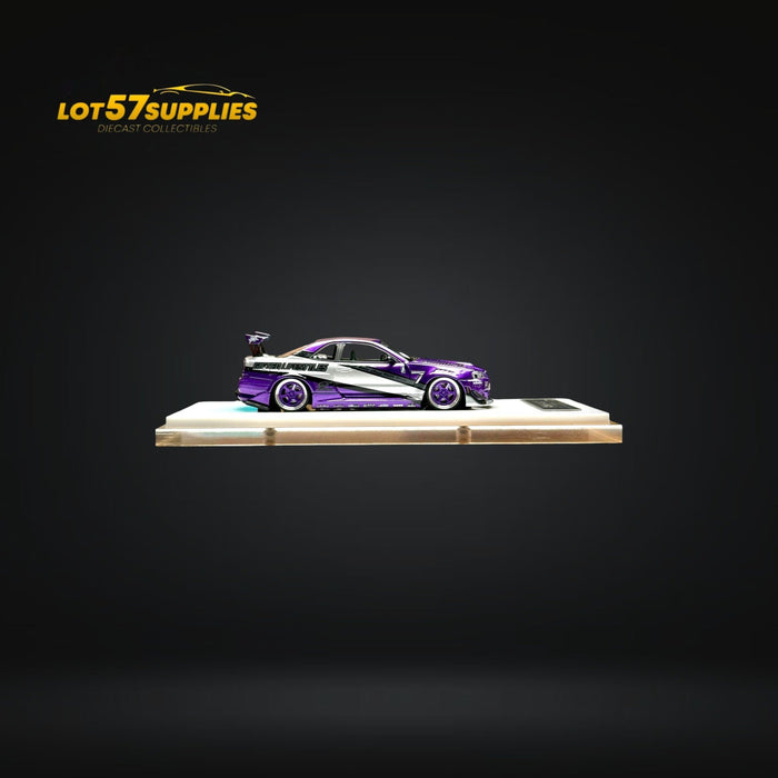 Error404 X LOT 57 Exclusive RYOHE's Skyline R34 "GIFTED" Resin 1:64 - for just $79.99! 
