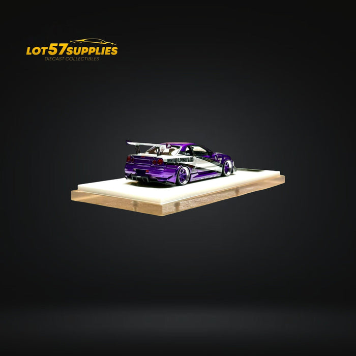 Error404 X LOT 57 Exclusive RYOHE's Skyline R34 "GIFTED" Resin 1:64 - for just $79.99! 