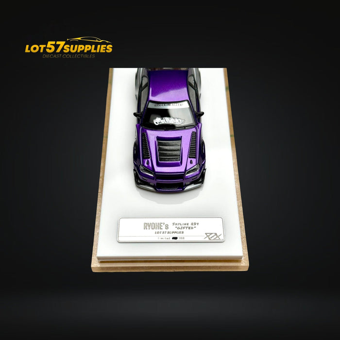 Error404 X LOT 57 Exclusive RYOHE's Skyline R34 "GIFTED" Resin 1:64 - for just $79.99! 