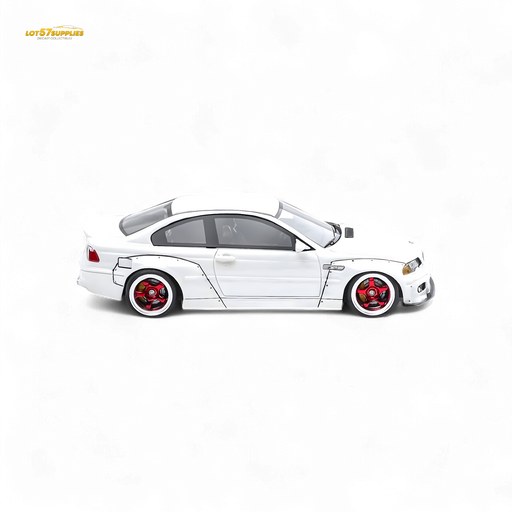 FLAME BMW M3 E46 Widebody Pandem in Pearlescent White Resin 1:64 - for just $56.99! 