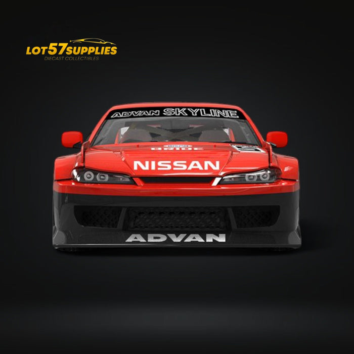 (Pre-Order) SUPCAR Silvia S15 Advan LBWK Livery w/ Container 1:64 - for just $39.99! 