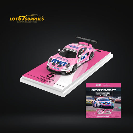 ModernArt Porsche 911 GT3 Cup BWT Pink Livery 1:64 - for just $34.99! 
