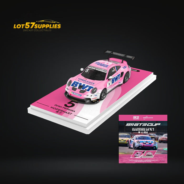 ModernArt Porsche 911 GT3 Cup BWT Pink Livery 1:64 - for just $34.99! 