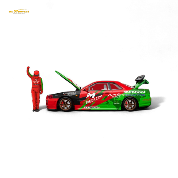 TimeMicro & MECLON GT-R R34 MECLON Figure Version 1:64 - for just $38.99! 