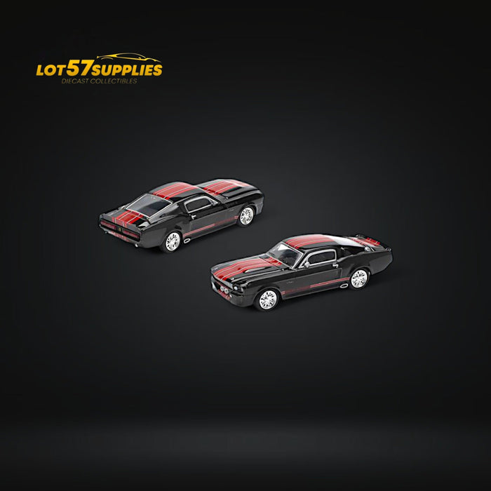 Pop Race Shelby Mustang GT500 Dark Chrome 1:64 - for just $22.99! 