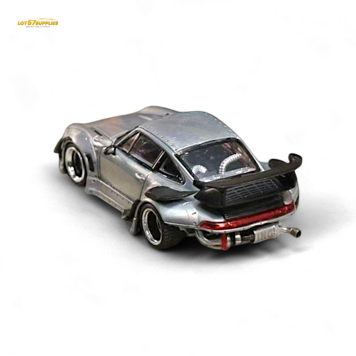 Street Weapon Porsche RWB 993 Raw Varnish Color Low Wing 1:64 - for just $31.99! 