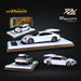 Error404 X Zephyr Designz Taycan in White with Roof Box 1:64 - for just $74.99! 