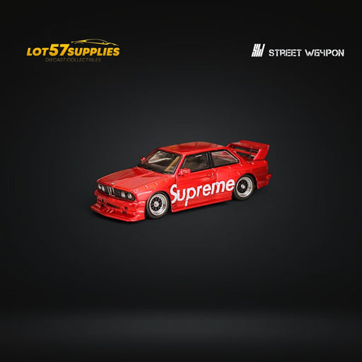 Street Weapon BMW E30 SUP Red Livery 1:64 - for just $32.99! 