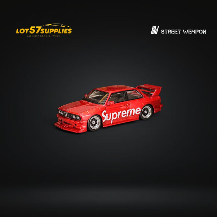 Street Weapon BMW E30 SUP Red Livery 1:64 - for just $32.99! 