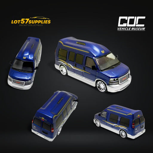 GOC GMC Savana Blue Silver Edition 1:64 - Limited to 500 Pcs - for just $43.99! 
