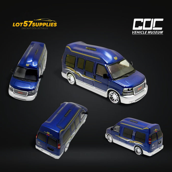 GOC GMC Savana Blue Silver Edition 1:64 - Limited to 500 Pcs - for just $43.99! 