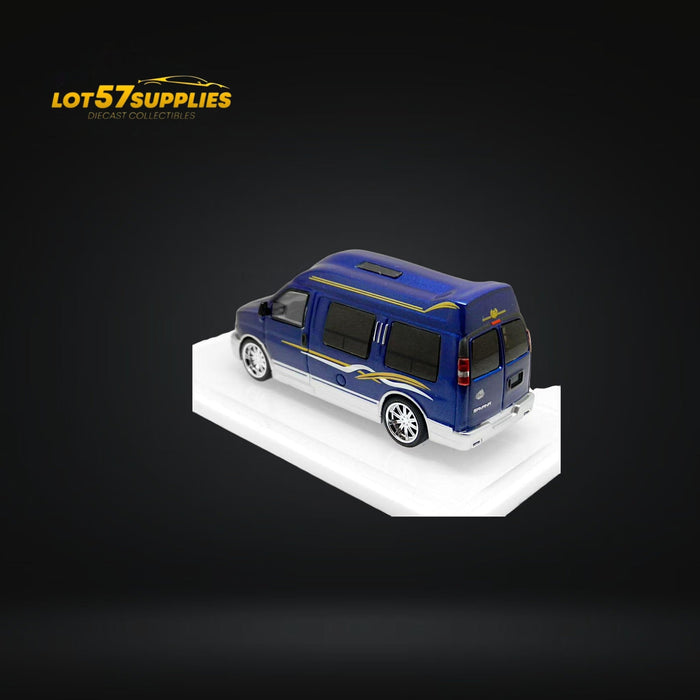 GOC GMC Savana Blue Silver Edition 1:64 - Limited to 500 Pcs - for just $43.99! 