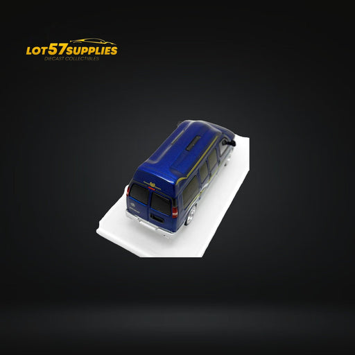 GOC GMC Savana Blue Silver Edition 1:64 - Limited to 500 Pcs - for just $43.99! 