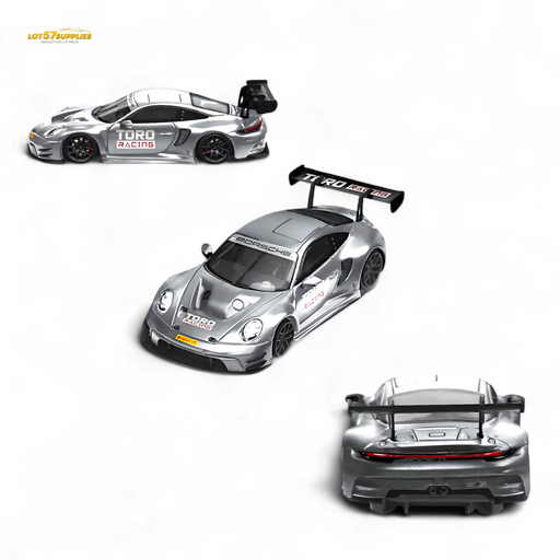 STAR RACE Porsche 911 GT3 Matte Silver Racing 1:64 - for just $34.99! 