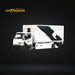 MicroTurbo HINO 300 Custom Box Truck White - Black Livery 1:64 - for just $44.99! 