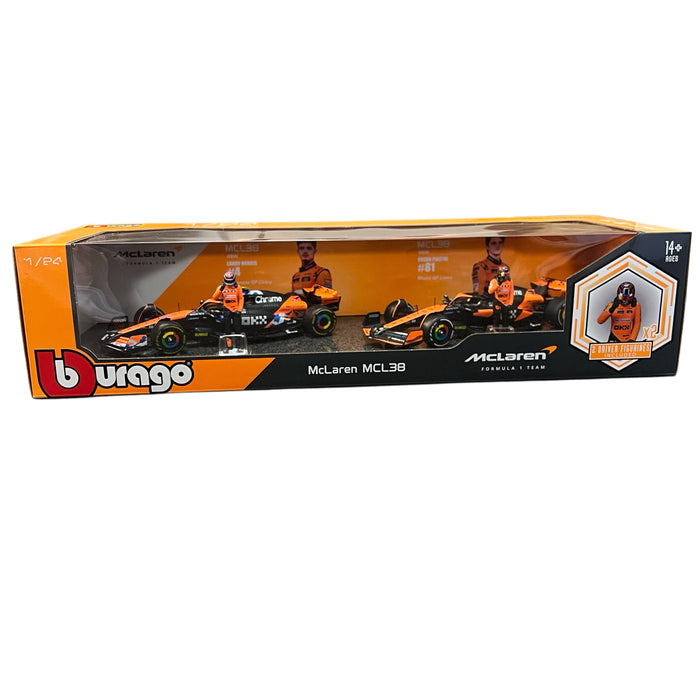 Bburago Formula One Racing 1:24 scale Race Cars with Driver Figures 2-Pack - for just $58.99! 