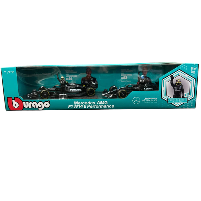 Bburago Formula One Racing 1:24 scale Race Cars with Driver Figures 2-Pack - for just $58.99! 