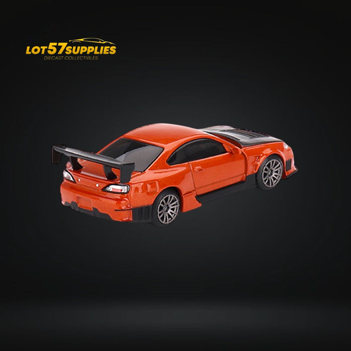 Mini-GT Nissan Silvia S15 D-MAX Metallic Orange #581 1:64 MGT0581 - for just $22.99! 