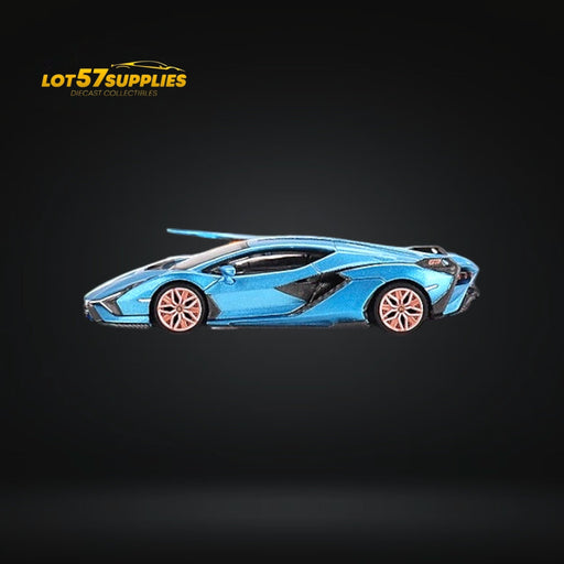 Mini-GT Lamborghini Sián FKP 37 Blu Aegir #573 1:64 MGT00573 - for just $17.99! 