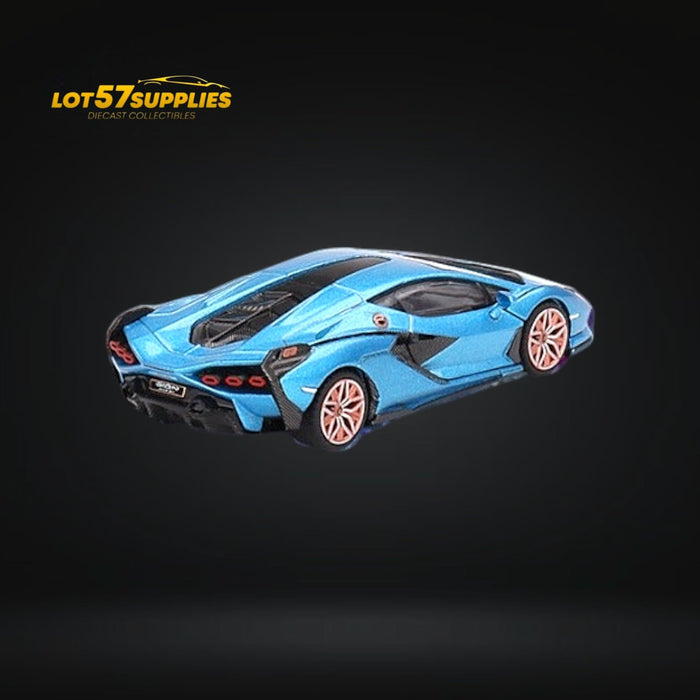 Mini-GT Lamborghini Sián FKP 37 Blu Aegir #573 1:64 MGT00573 - for just $17.99! 