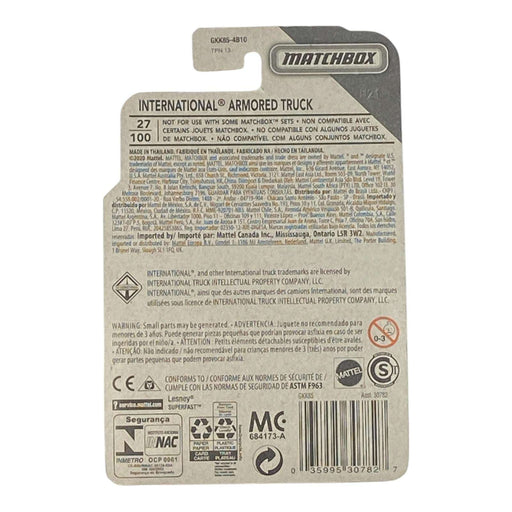 Matchbox International Armored Truck - MBX City Series 27/100 - for just $1.79! 