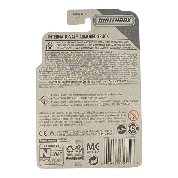 Matchbox International Armored Truck - MBX City Series 27/100 - for just $1.79! 