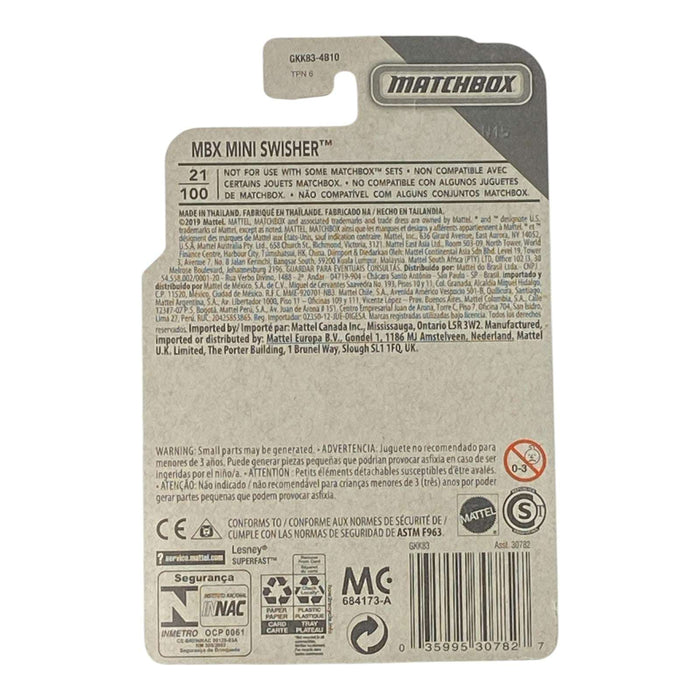 Matchbox MBX Mini Swisher - MBX City Series 21/100 - for just $1.79! 