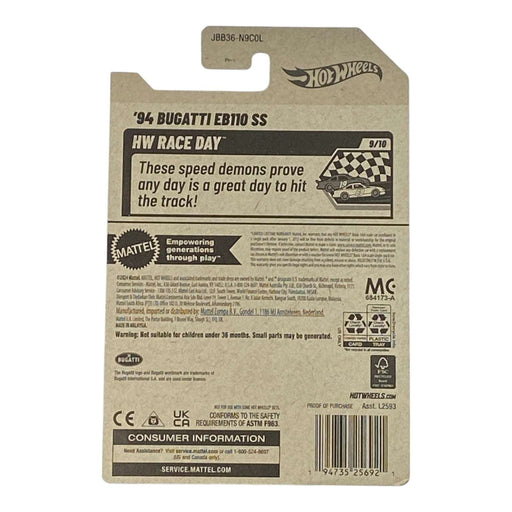 Hot Wheels '94 Bugatti EB110 SS - HW Race Day Series 9/10 - for just $1.79! 
