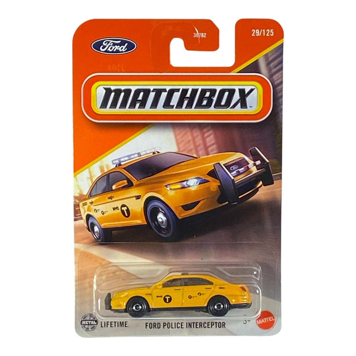 Matchbox Ford Police Interceptor - 2025 Matchbox Series 29/125 - for just $1.79! 