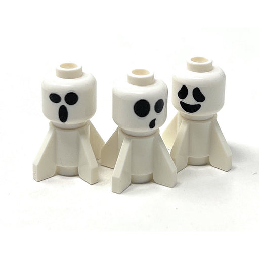Mini Halloween Ghosts (Set of 3) - B3 Customs made using LEGO parts - Premium  - Just $9.99! Shop now at Retro Gaming of Denver