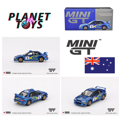 Mini GT 1:64 Subaru Impreza WRC99 – #5, Richard Burns / Robert Reid – Winner, 1999 Rally Australia – Australia Exclusive #986 - for just $16.99! 