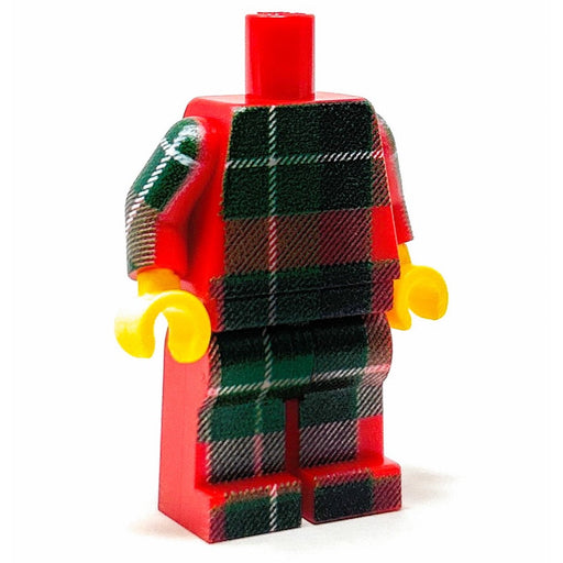 Christmas Flannel PJs Minifig Body (LEGO) - Premium  - Just $11.99! Shop now at Retro Gaming of Denver