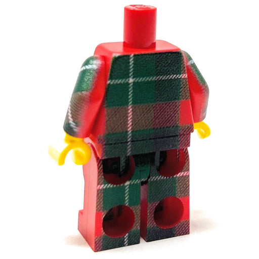 Christmas Flannel PJs Minifig Body (LEGO) - Premium  - Just $11.99! Shop now at Retro Gaming of Denver