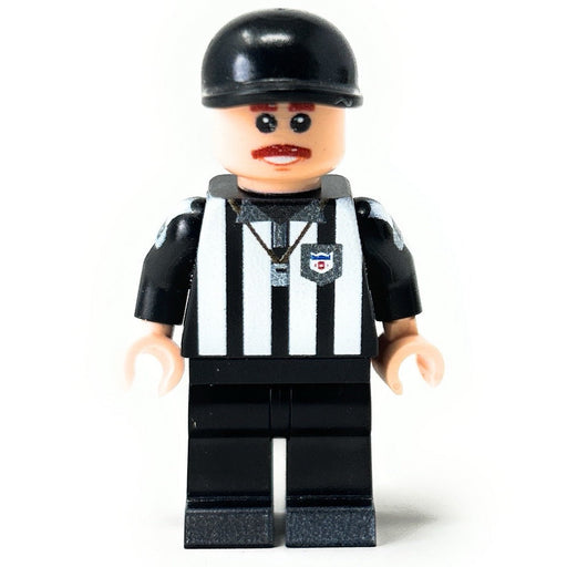 Football Referee Custom Minifig made with LEGO parts (LEGO) - Premium Custom LEGO Minifigure - Just $19.99! Shop now at Retro Gaming of Denver