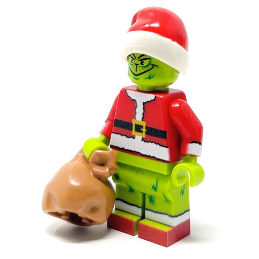 Custom Mean One Christmas Minifig made with LEGO parts (LEGO) - Premium Custom LEGO Minifigure - Just $24.99! Shop now at Retro Gaming of Denver