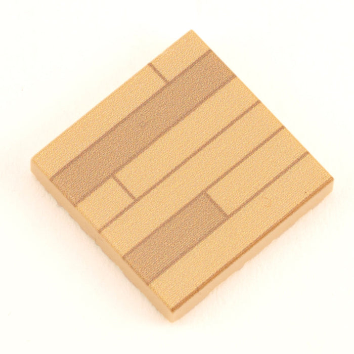 Light Hardwood Tile Part Pack (20 Tiles) made with LEGO parts (LEGO) - Premium  - Just $19.99! Shop now at Retro Gaming of Denver