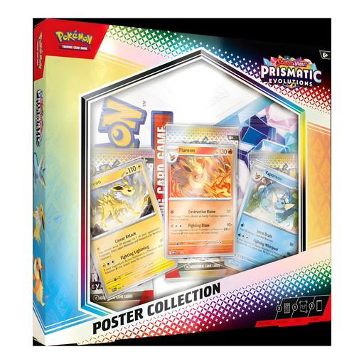 Pokemon TCG: Scarlet and Violet 8.5 Prismatic Evolutions Poster Collection - for just $34.99! 