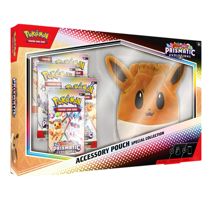 Pokemon TCG: Scarlet & Violet SV8.5 - Prismatic Evolutions Accessory Pouch - for just $69.99! 