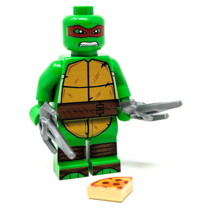 Raph Red Fighter Turtle - Custom Minifig made using LEGO parts - Just $19.99! Shop now at Retro Gaming of Denver