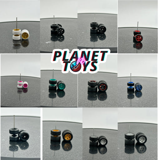 Rubber Wheels for Diecast Scale 1/64 - for just $3.50! 