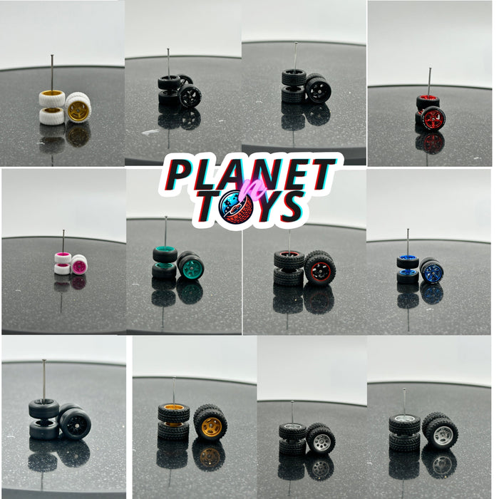 Rubber Wheels for Diecast Scale 1/64 - for just $3.50! 