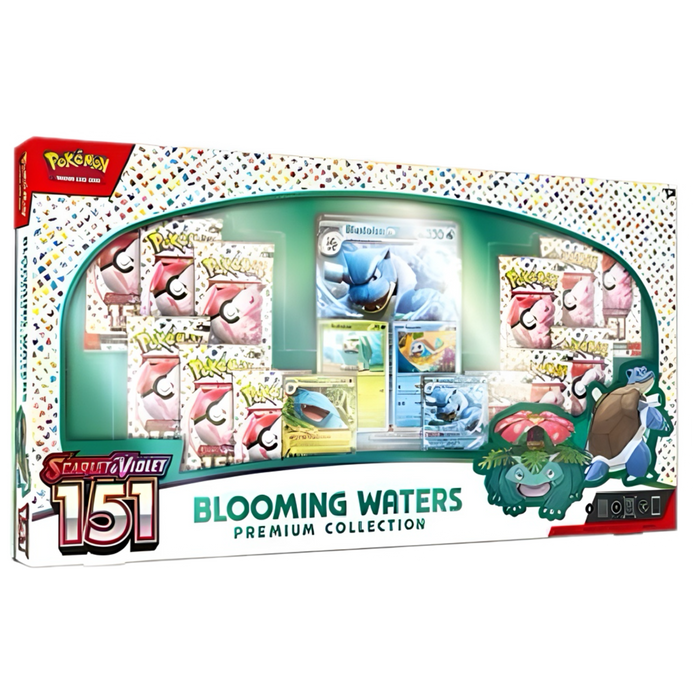 Pokemon TCG: 151 Blooming Waters Premium Collection Box **(RIP LIVE ONLY)** - for just $229.99! 