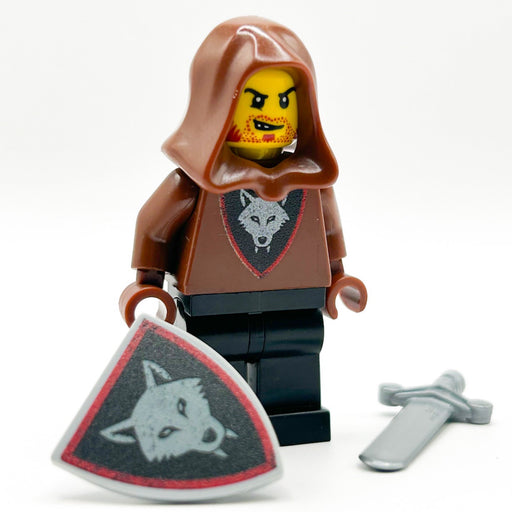 Castle Wolfpack Bandit (Sword) Minifig made using LEGO parts - B3 Customs - Just $14.99! Shop now at Retro Gaming of Denver