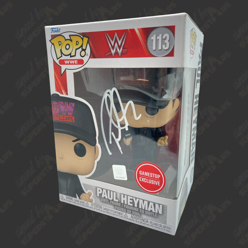 Paul Heyman signed WWE Funko POP Figure #113 (GameStop Exclusive) - Premium  - Just $150! Shop now at Retro Gaming of Denver